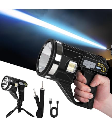 Amazon.com: Seachoice Waterproof LED Spotlight, Handheld, Cordless